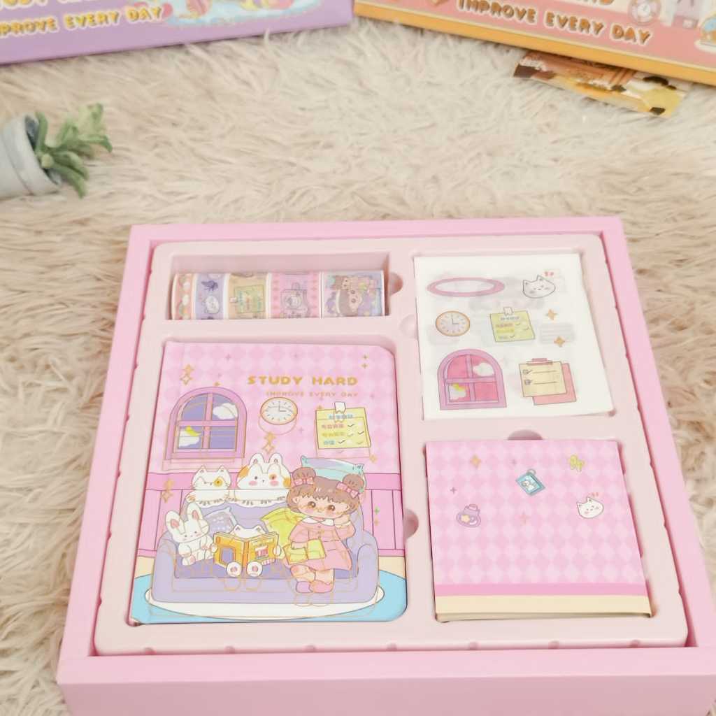 

Paket Jurnal 4 in 1 S001 / Hadiah Jurnal Notebook/ Diary