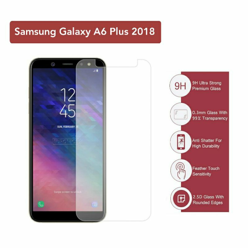 Tempered Glass Samsung Galaxy A6+ A6 Plus 2018