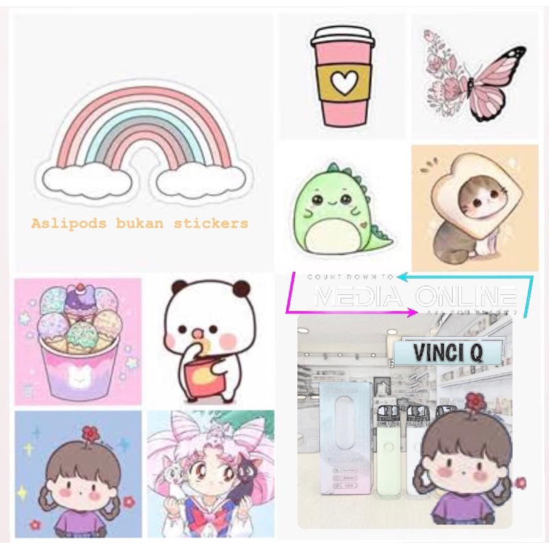 

Stickers tempel cikie animasi lucu/ Sticker tempel cikie