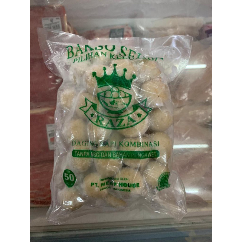 

BAKSO SEHAT RAZA ISI 50 700 GR
