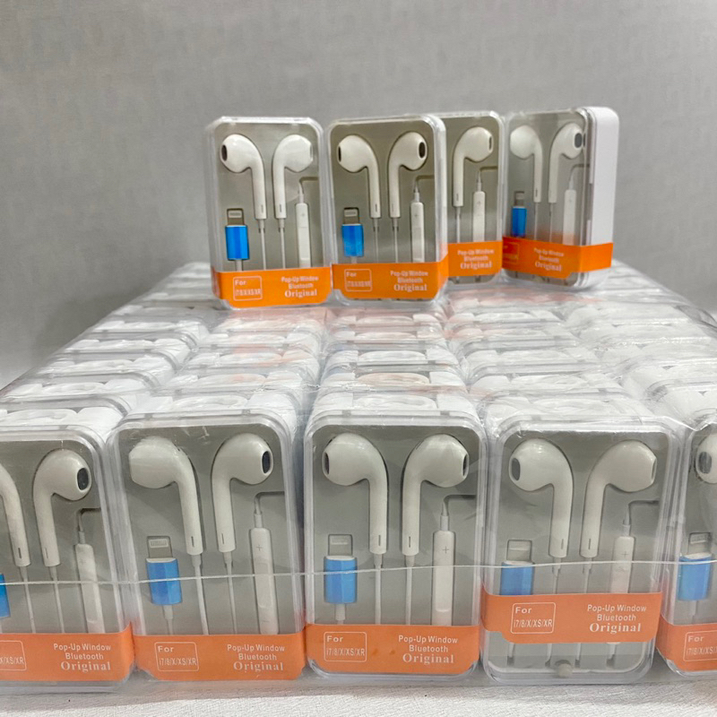 Headset Bluthooth Iphone ORIGINAL Wireless Hedset For Iphone 7 / 7+ / 8 / 8+/ x / xs /xr/ xs max/ 11