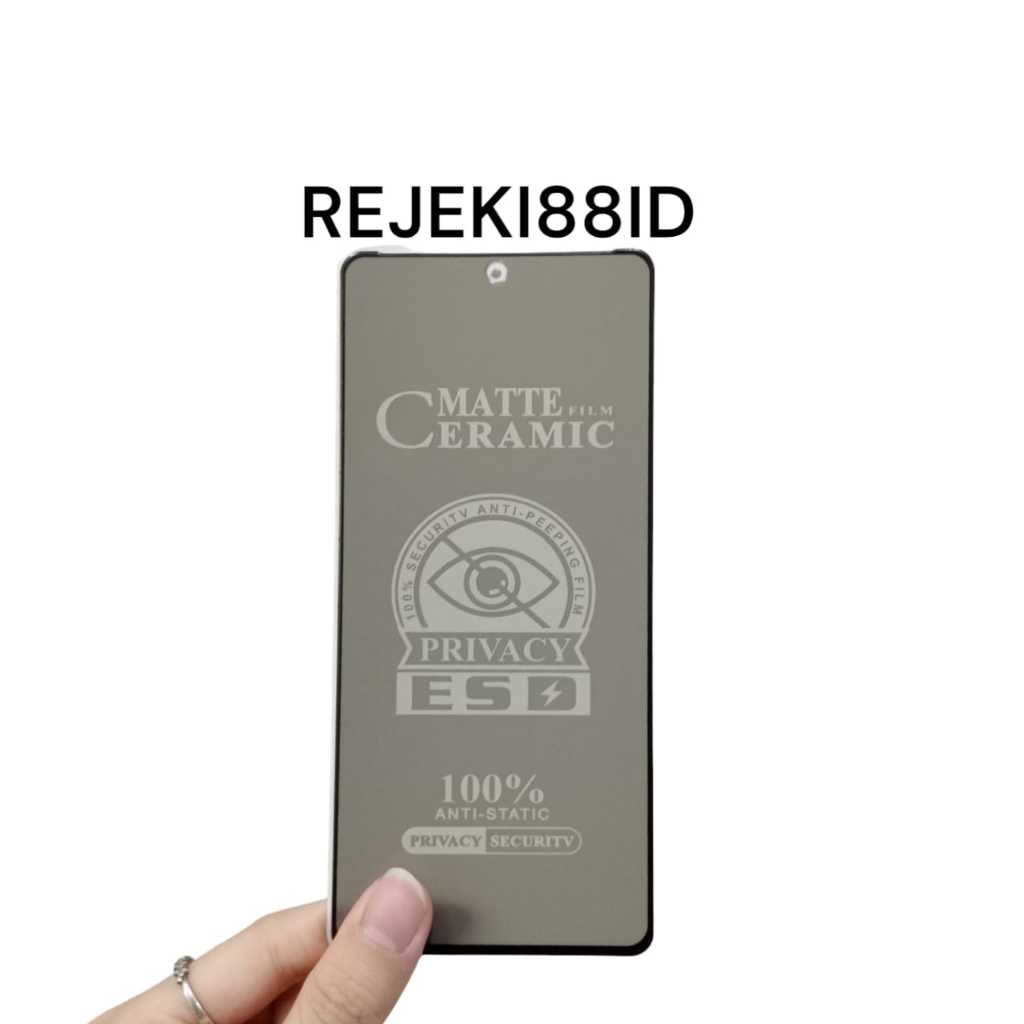 ANTI GORES ANTI SPY PRIVACY MATTE CERAMIC XIAOMI 12T PRO 11T 11T PRO BLACK SHARK 4 BLACK SHARK 4 PRO