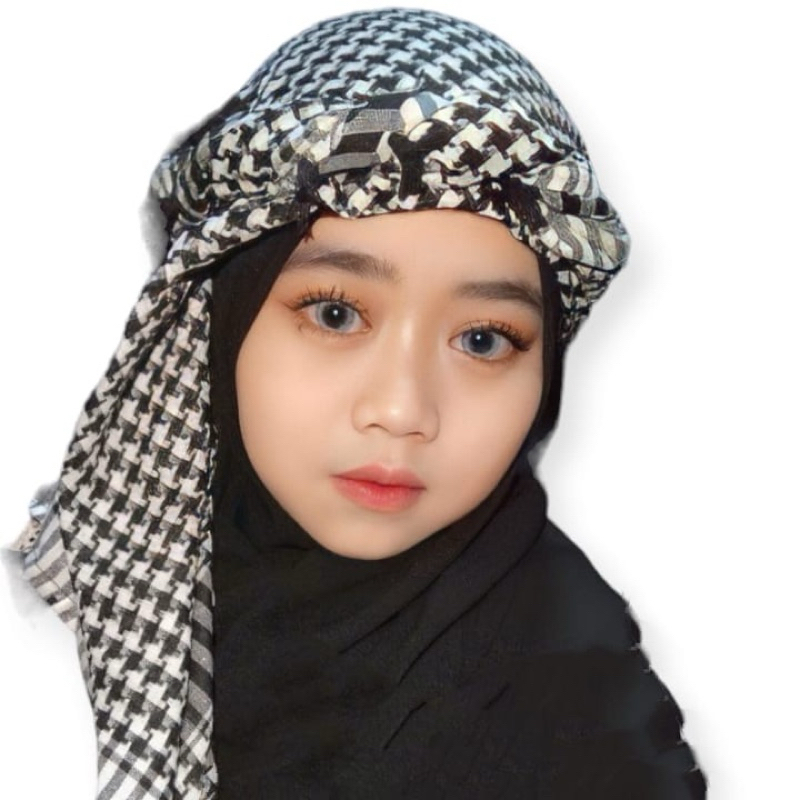 sorban palestina wanita terbaru bisa buat kerudung atau hijab
