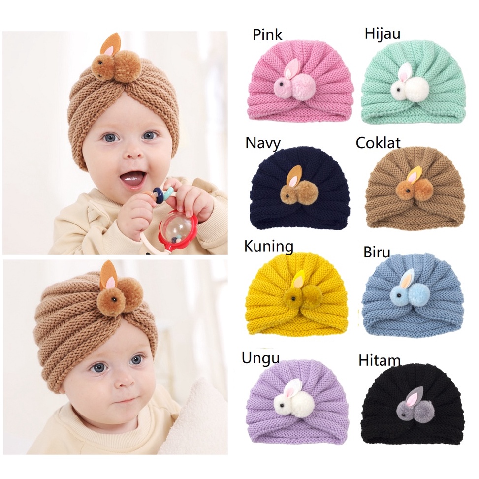 Turban Bayi Anak / Topi Turban Bayi / Turban Bayi Perempuan