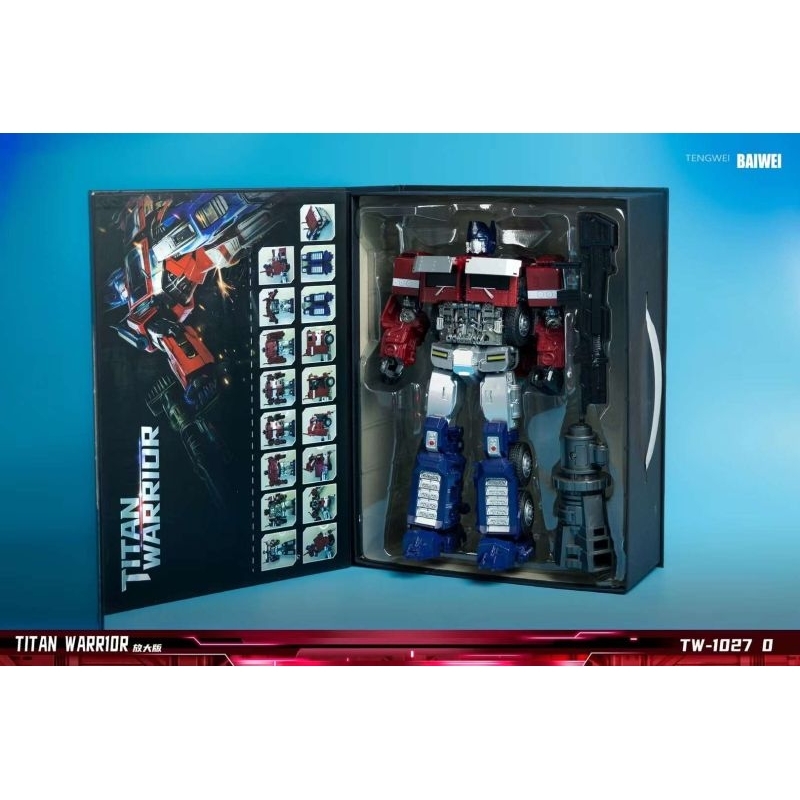 Baiwei TW-1027D Titan Warrior Oversize Mainan Robot Optimus Tw1027