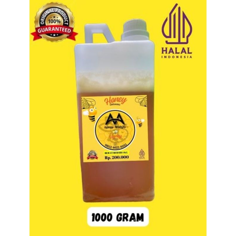 

MADU HUTAN | MURNI NEKTAR BUNGA | 1 KG | 100% ASLI LEBAH | MADU ASHEQQA ALMAHYRA