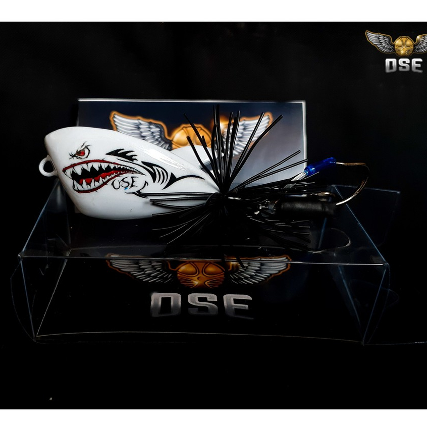 Jump Frog OSE Shark 4cm Umpan Casting Gabus, Toman & Haruan Killer JumpFrog Terbaik NO COPY BOYTEP