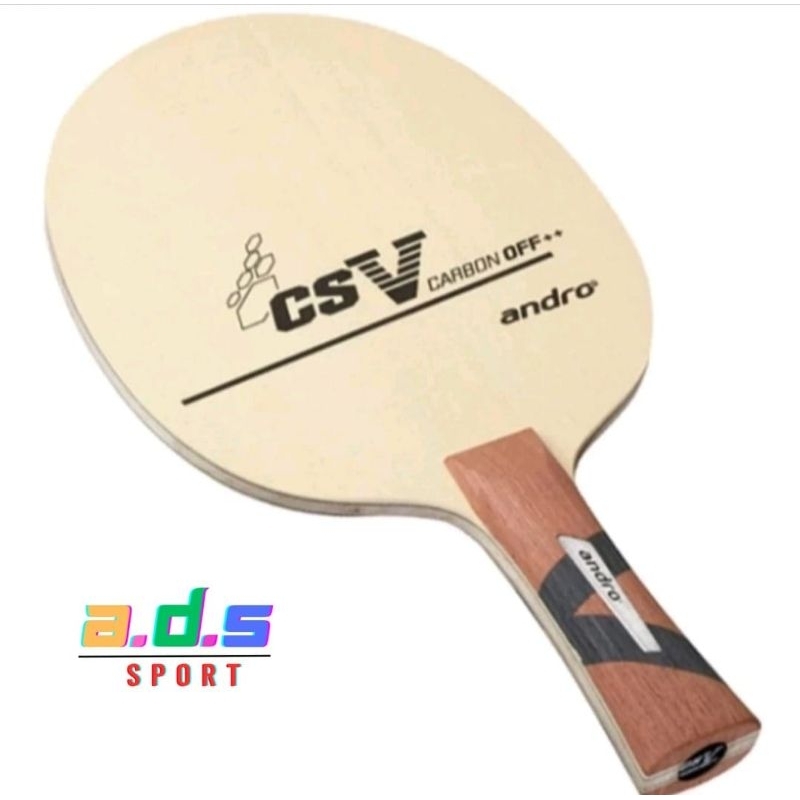 Andro CSV carbon kayu blade bet pingpong 100℅Original