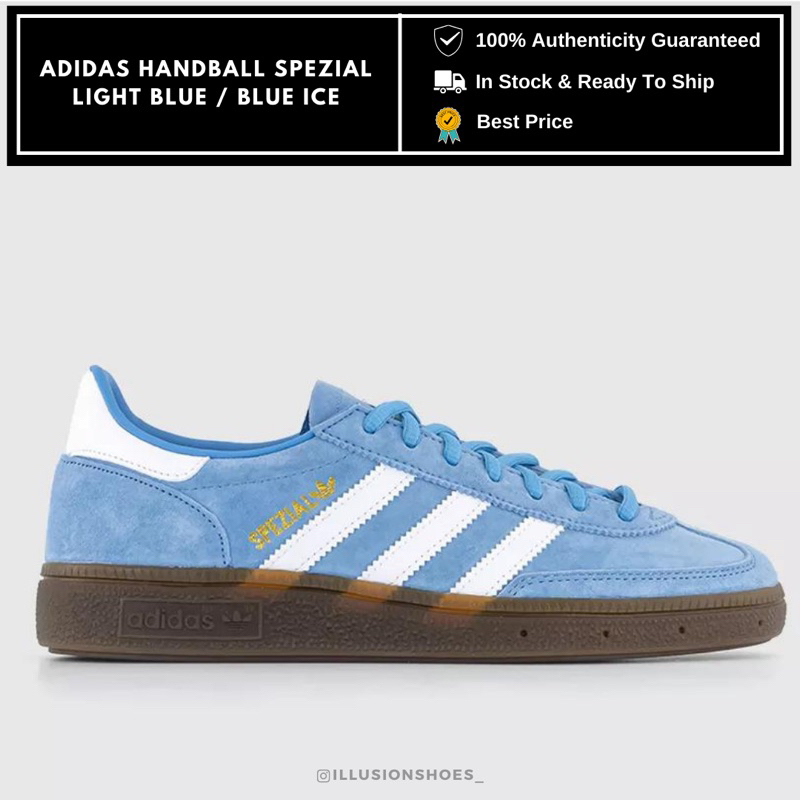Adidas Handball Spezial Light Blue / Blue Ice (BD7632) - 100% Original Resmi