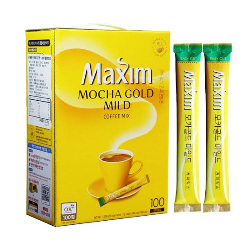 

MAXIM MOCHA GOLD MILD COFFEE MIX ASLI KOREA