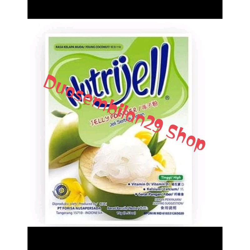 

Nutrijell Nutrijel Jelly Kelapa Muda -10gr/ 15gr