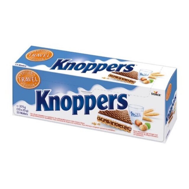 

Storck Knoppers Coklat Wafer Travel Edition 375 Gram