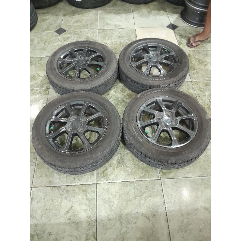 STD AYLA R14X5 4X100 ET45GREY +BAN GT 175 65 R14