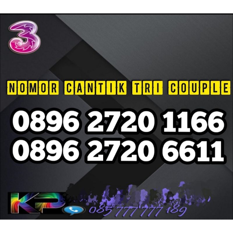 Nomer Cantik Perdana Tri Couple