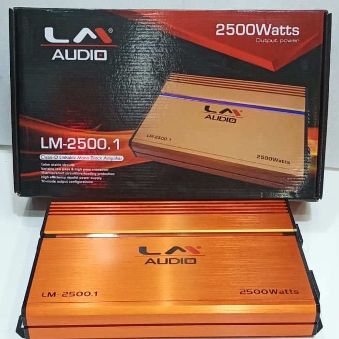 POWER MONOBLOK LM AUDIO LM-2500.1 CLASS D ORIGINAL