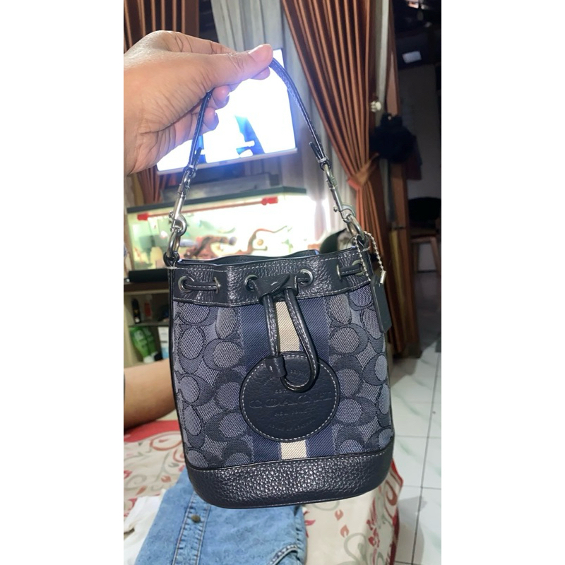 SOLD preloved coach mini bucket
