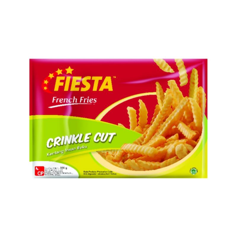 

Fiesta Crinkle Cut 500gr