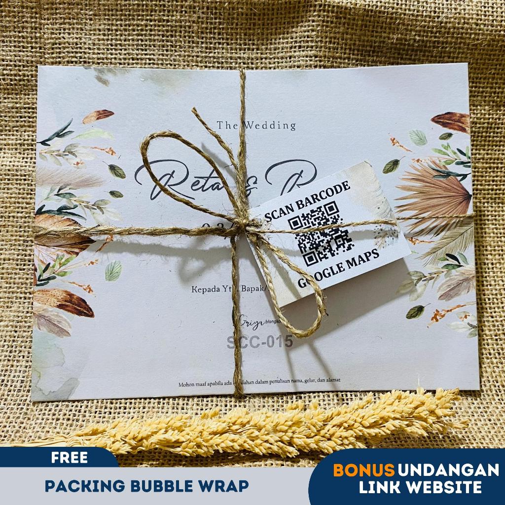 Undangan Tali Rami Rustic