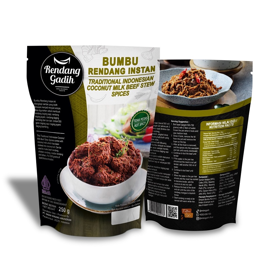 

Laris Bumbu Rendang Instan - Rendang Gadih Terlaris