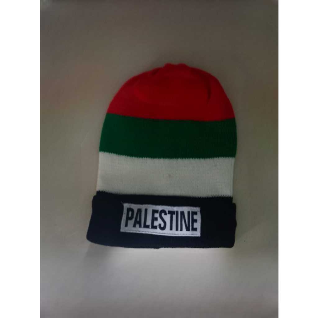 Kupluk Palestina - Kupluk Save Palestina - Palestina Topi Kupluk Rajut Beanie Hat.