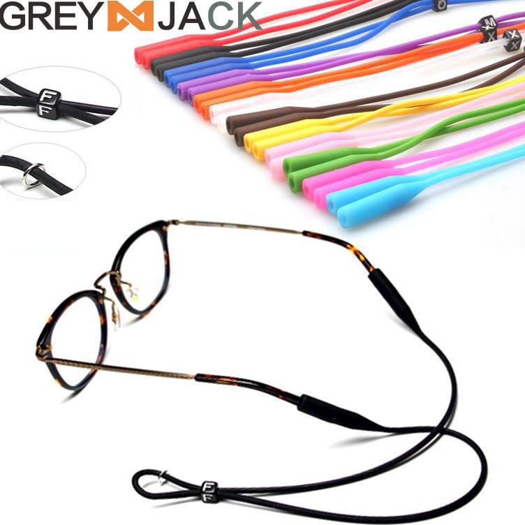 Penawaran Terbaik Grey Jack/ tali silicone strape penahan kacamata/ pria dan wanita