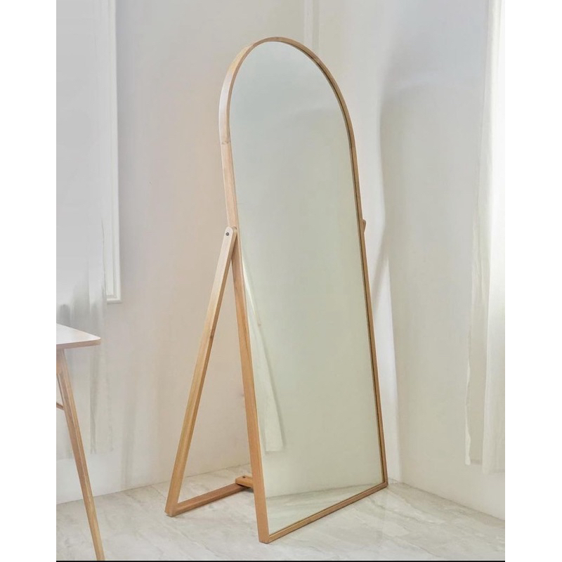 standing mirror kayu jati standing mirror minimalis
