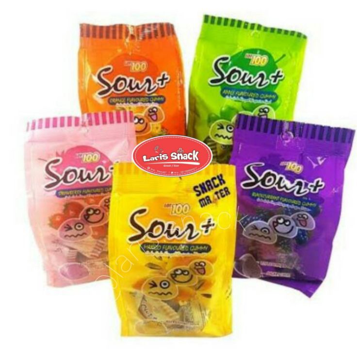 

Terkini Permen Asam Lot 100 Sour + Aneka Rasa Buah Import Candy Paling Popular