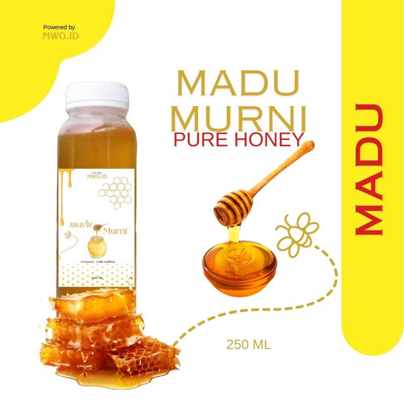 

MWG - Madu Murni Multiflora Asli Super Premium 250ml by MWG