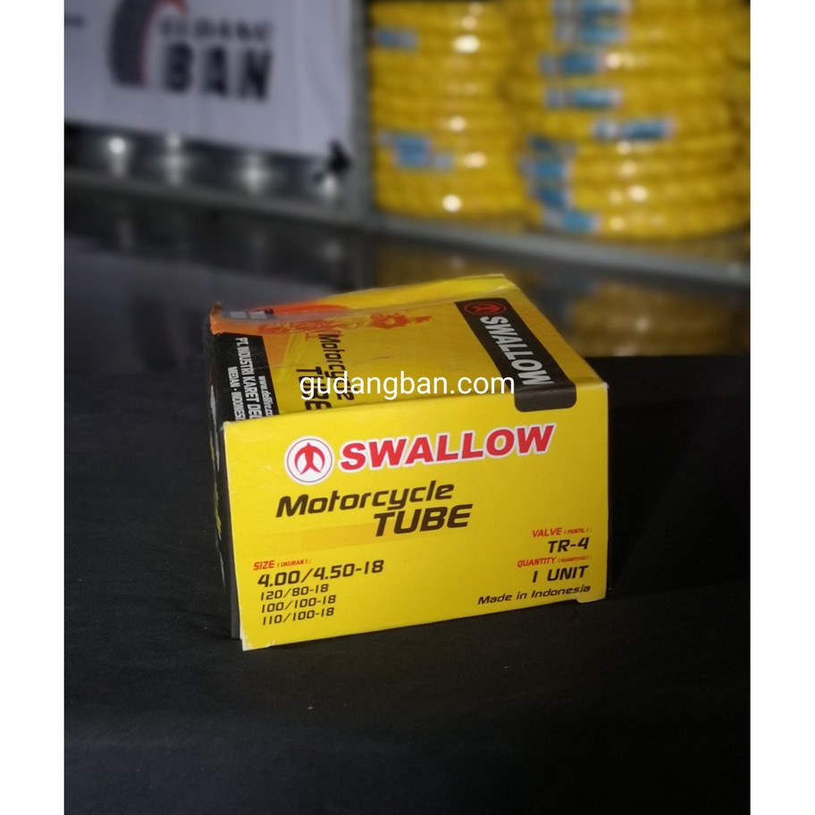 Terbaik.. Ban Dalam Motor Ukuran 400/450-18 120/80-18 100/100-18 110/100-18 Ring 18 Merk Swallow.