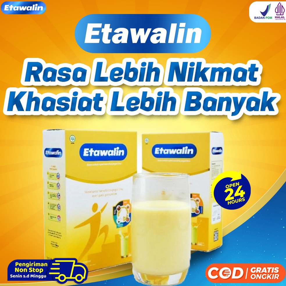 

GROSIR MURAH Etawalin - Membantu Mengatasi Asam Urat, Rematik dan Nyeri Sendi 100% Original Alami Tanpa Efek Samping