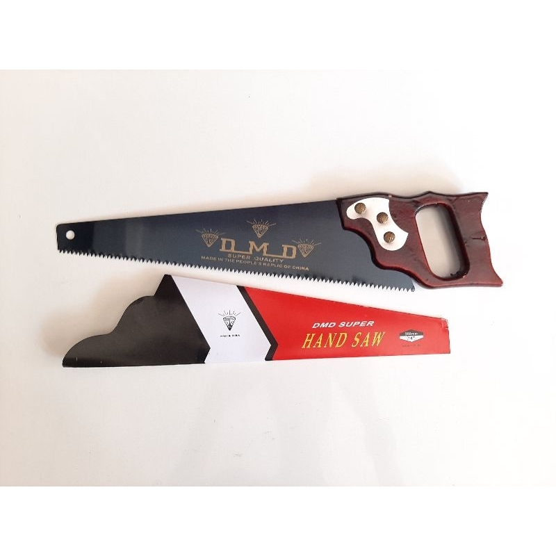 Gergaji tangan 18 inch Diamond gergaji kayu pegangan kayu 450mm