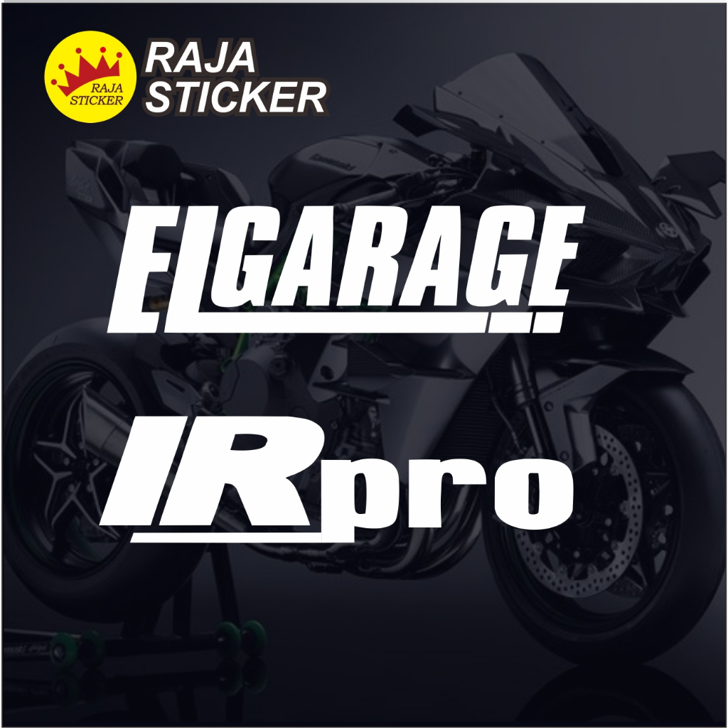 Stiker EL GARAGE - IR Pro Cutting Sticker