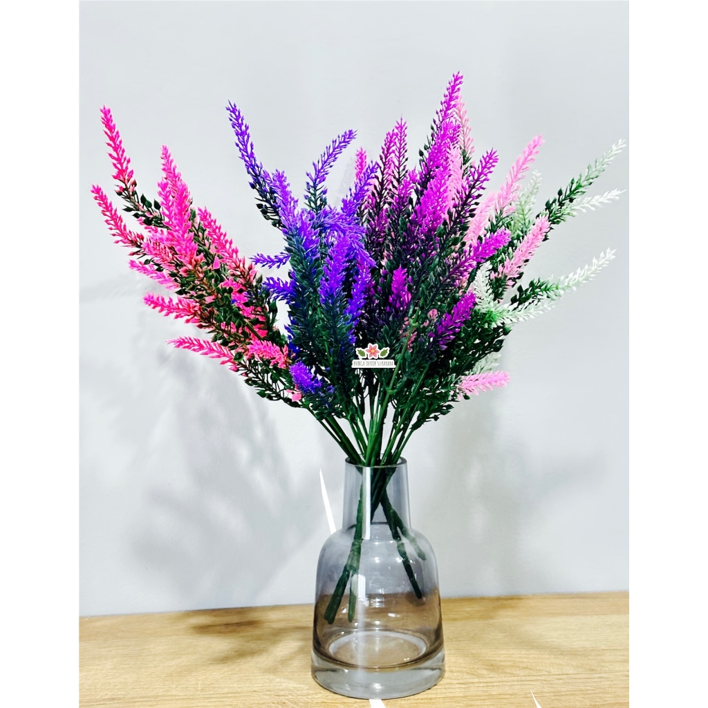Acc Lavender Plastik / Bunga Artificial / Bunga Plastik / Bunga Dekorasi / Dekorasi Pernikahan / Per