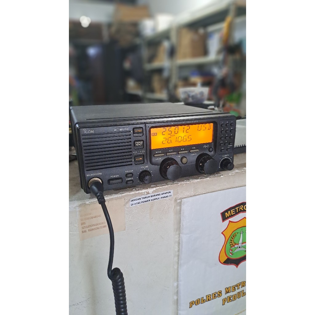 Jual Rig Icom IC-M710 Radio All Band Radio Ssb Icom Ic M710 Marine Bekas Radio Hf Icom Ic710 Normal 