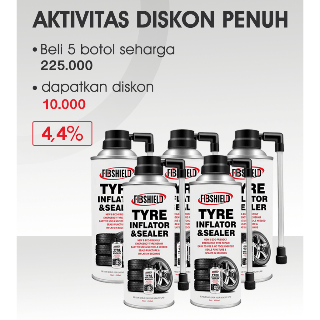 Tambal Ban Tubles / Cairan Anti Bocor / Cairan Perbaikan Ban Tubeles / Cairan Ban Tubles Motor / Cai