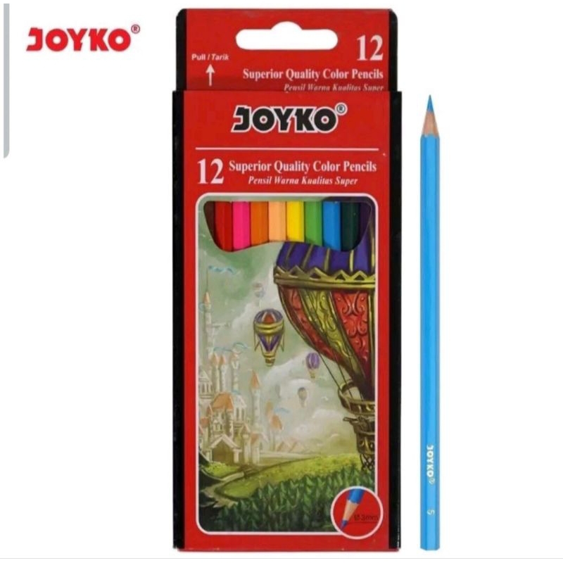 

PENSIL WARNA JOYKO isi 12 Panjang