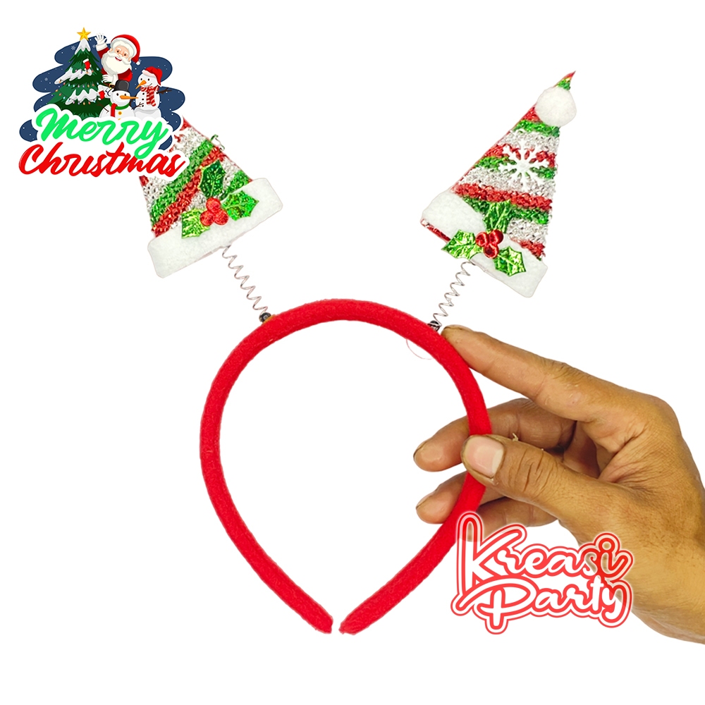 Bando Natal 4 / Bandana Natal / Head Band Christmas / bando xmas