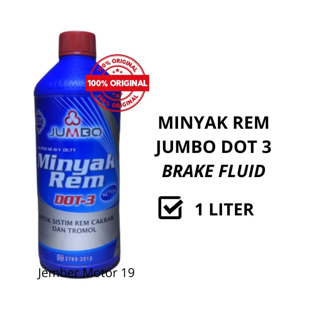 MINYAK REM JUMBO DOT 3 1 LITER ORIGINAL