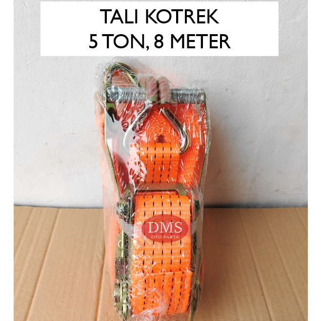 TALI KOTREK RATCHET IKAT BARANG 8 METER BEBAN 5 TON