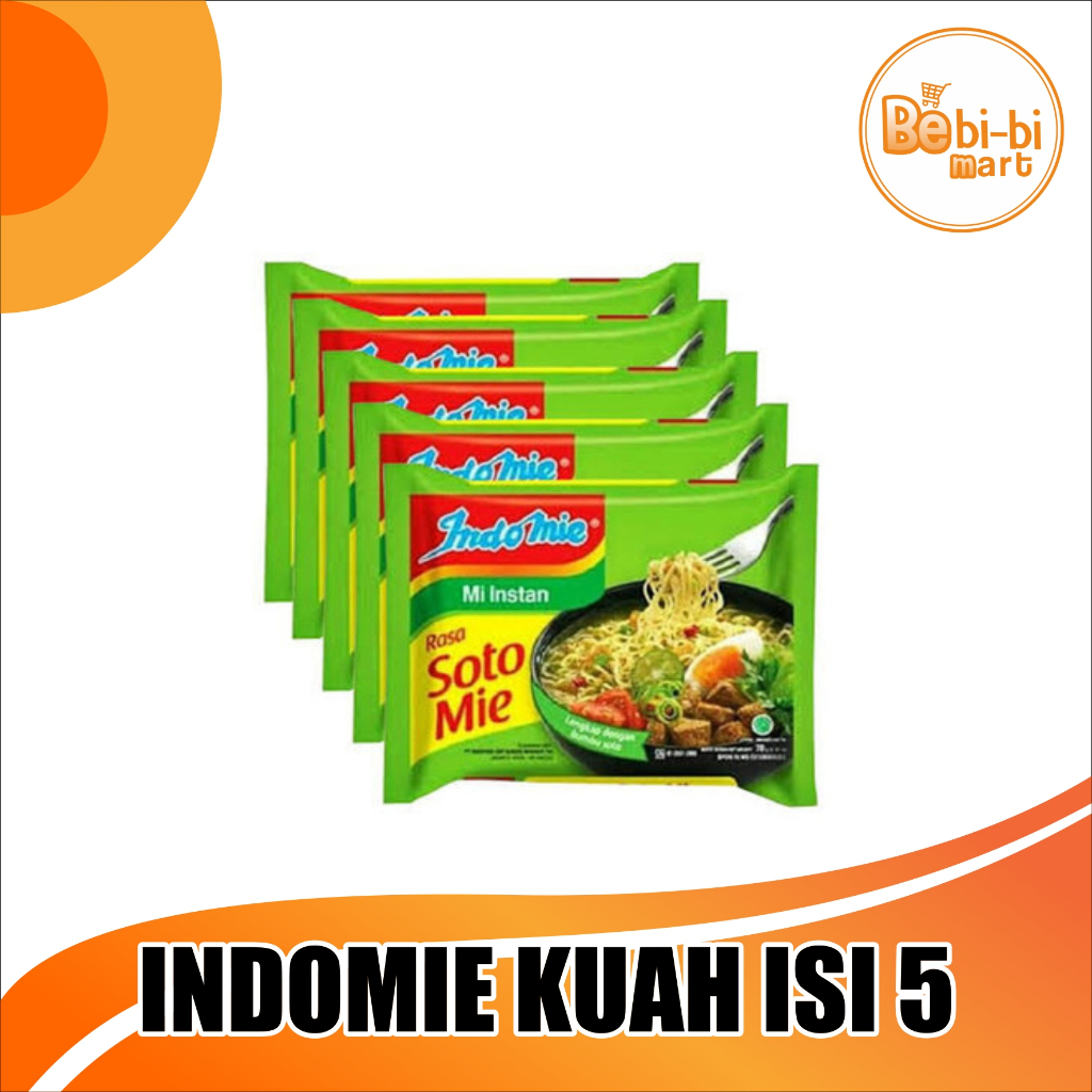 

Indomie kuah paket 5pcs