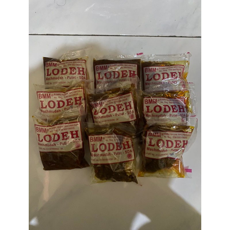 

Bumbu Masak Machmudah Lodeh (BMM) bumbu instan