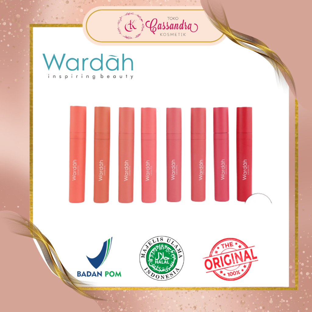 WARDAH COLORFIT VELVET MATTE LIP MOUSSE / WARDAH VELVET MATYE LIP MOUSSE