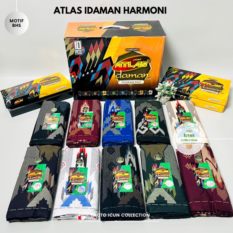 SARUNG ATLAS IDAMAN HARMONI MOTIF BHS