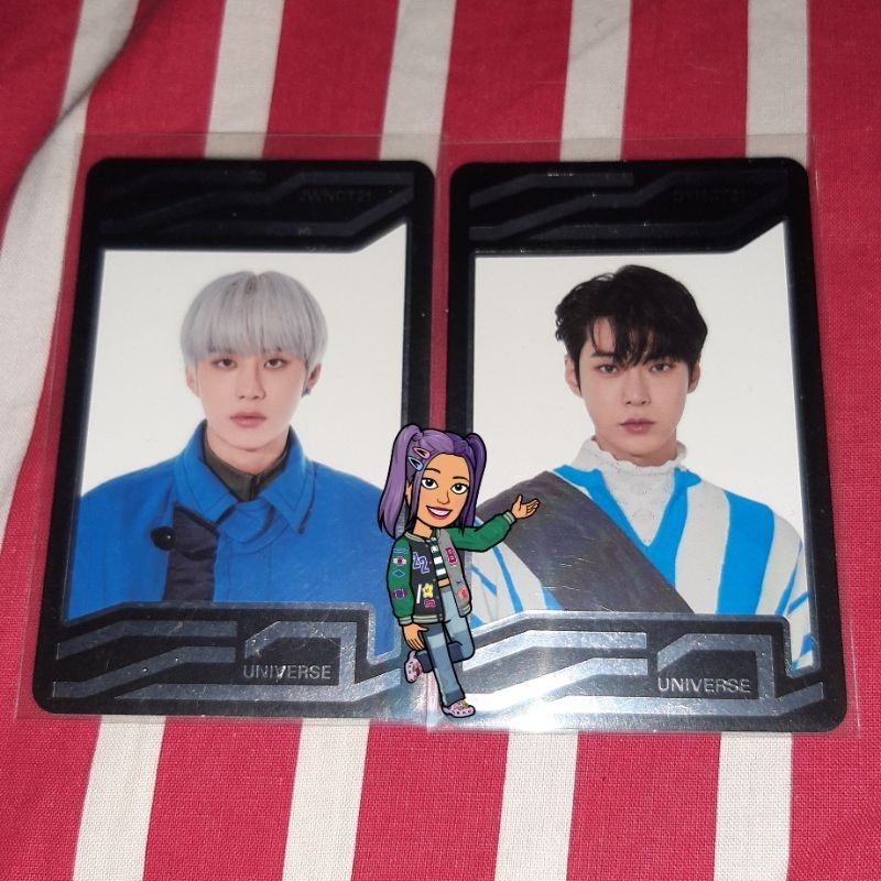 photocard/pc doyoung jungwoo uc universe card nct 2021