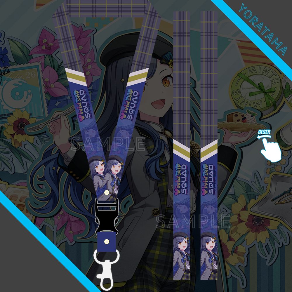 

Gantungan Tali Lanyard An Shiraishi Project Sekai, Gantungan Anime Anti Air