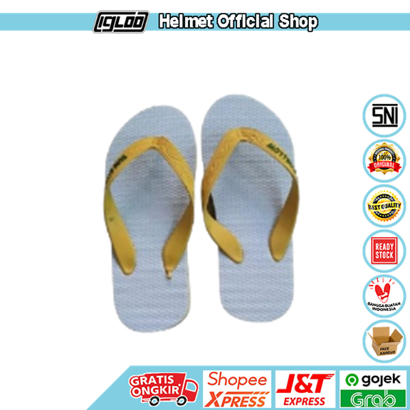 SENDAL SUN SWALLOW TERBARU ANTI LICIN - POLOS PUTIH