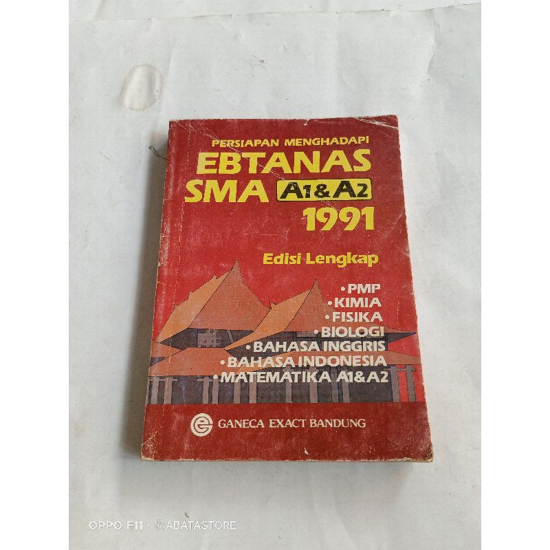 BUKU PERSIAPAN MENGHADAPI EBTANAS SMA A1 A2 EDISI LENGKAP