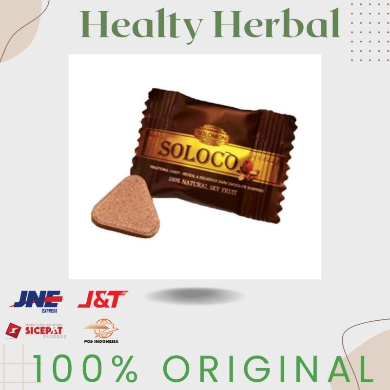 Soloco Candy Original Ecer 1 Pcs - Permen Solocoo Herbal Asli