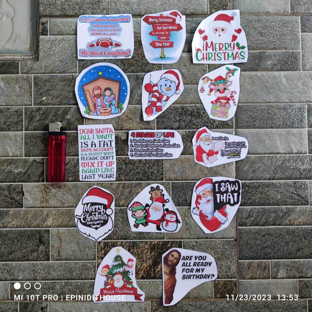 

Stiker Natal Santa Claus Quotes Lucu Merry Christmast Yesus Lahir Meme