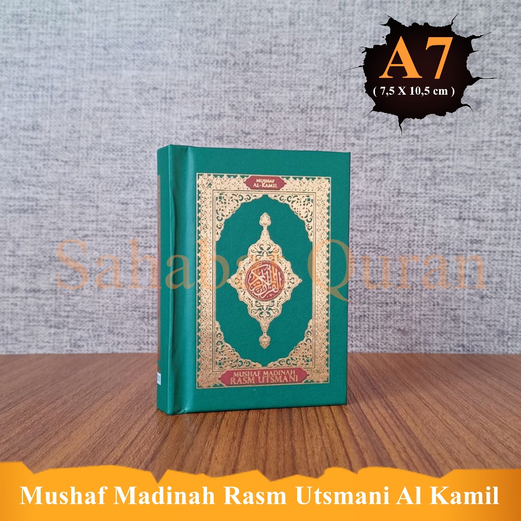 Al Quran Saku Al Kamil HC A7 Mushaf Madinah Rasm Utsmani Al-Kamil Non Terjemah Lengakap 30 Juz Terbi